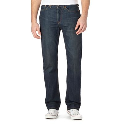 514&#8482 vintage wash blue straight fit jeans